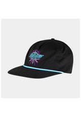 Santa-Cruz Pinstripe Snapback Cap black – Vorderansicht