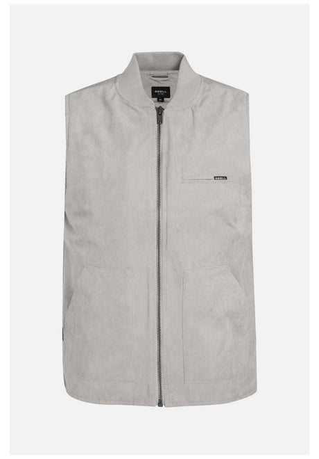 Reell Carver Weste stonegrey – Vorderansicht