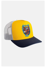 Reell Trucker Cap yellow-navy – Vorderansicht