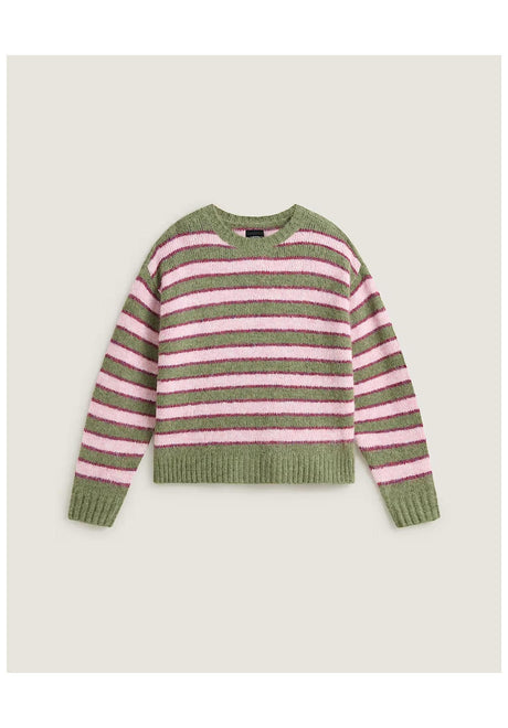 Vans Rollins Stripe Strickpullover greenbalsam-mysticmulberry – Detailansicht 1