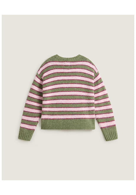 Vans Rollins Stripe Strickpullover greenbalsam-mysticmulberry – Detailansicht 2