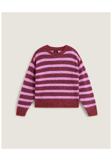 Vans Rollins Stripe Strickpullover poppyemberred-purplelicorice – Detailansicht 2