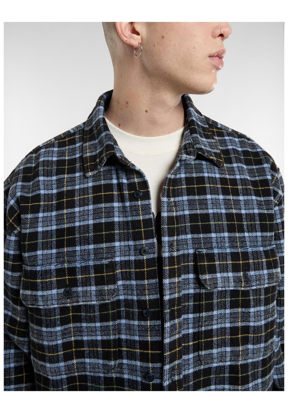 Dickies Dad Flannel T-Shirt black – Detailansicht 1