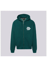 Dickies Minden Zip-Hoodie darkgreen – Vorderansicht