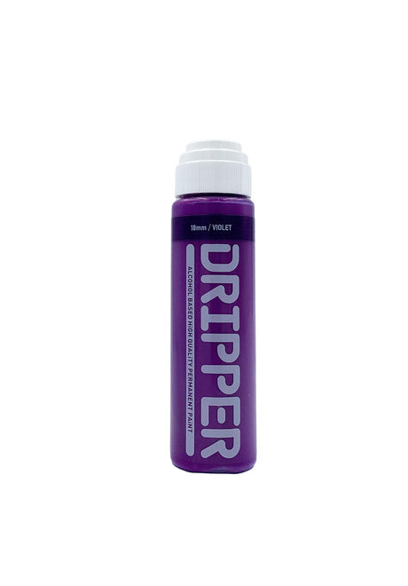 Dope Cans Dope Dripper 18mm 45ml Marker Sprühdose violet – Vorderansicht