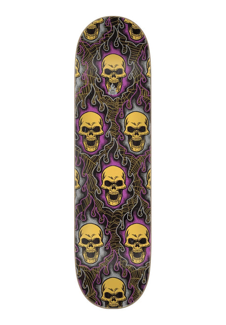 Creature Bonehead Webbed Deck black-purple – Rückenansicht