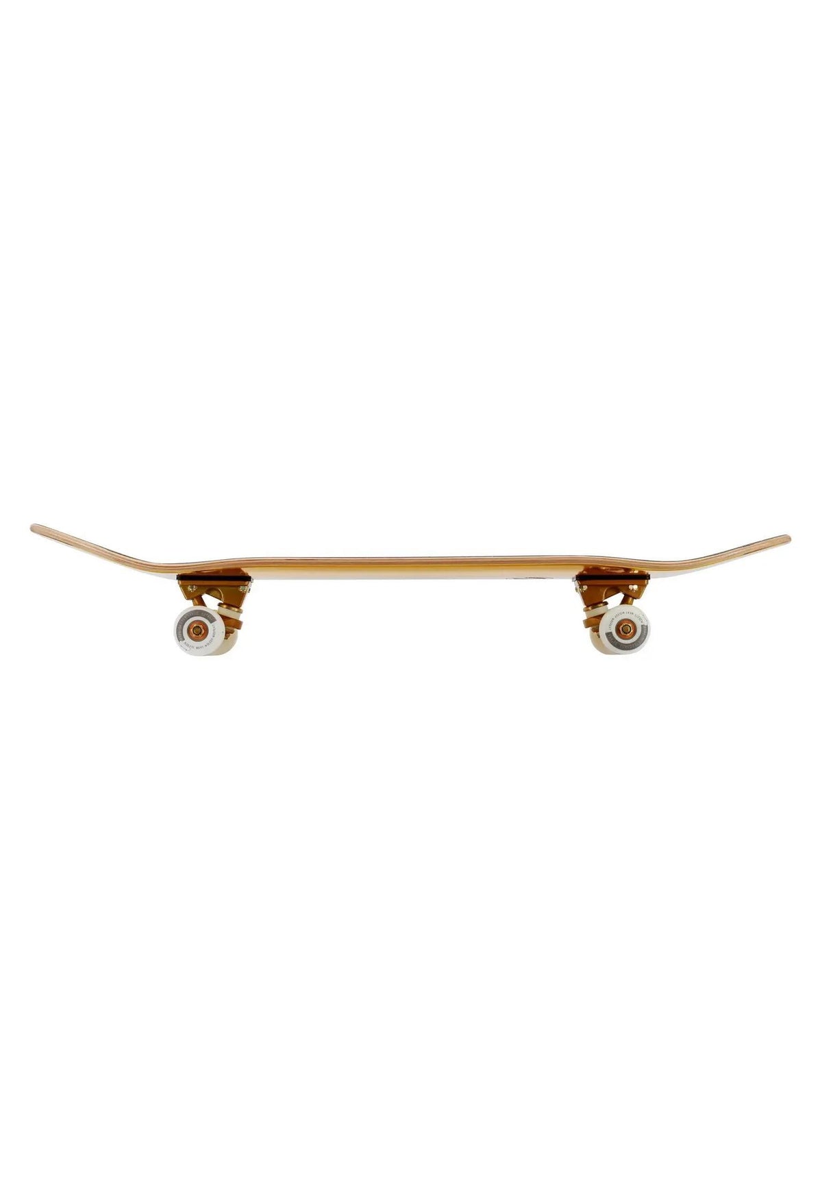 BTFL Longboards Gold Komplettboard gold – Rückenansicht