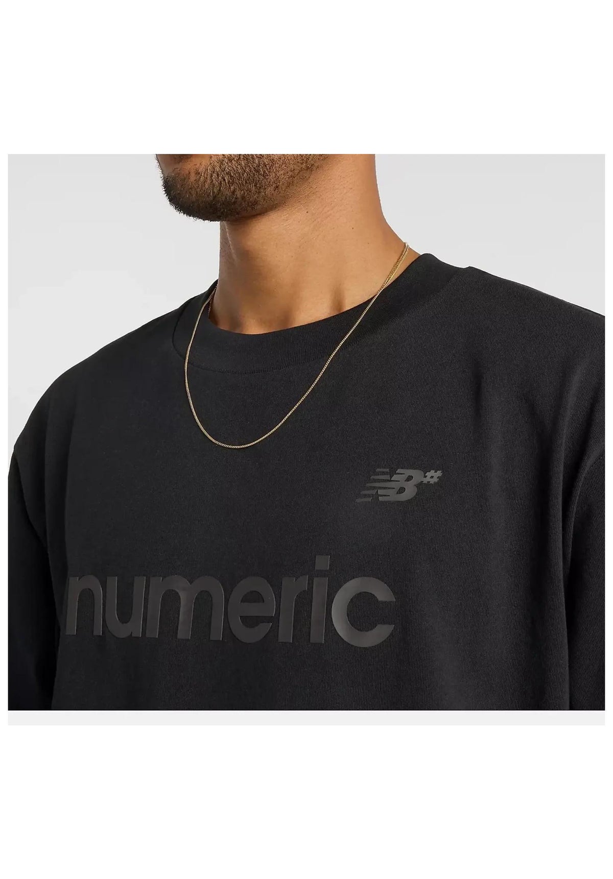 New Balance Numeric Numeric Cotton T-Shirt black – Rückenansicht