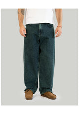 Homeboy x-tra MONSTER Dye Denim Jeans beast-green – Vorderansicht