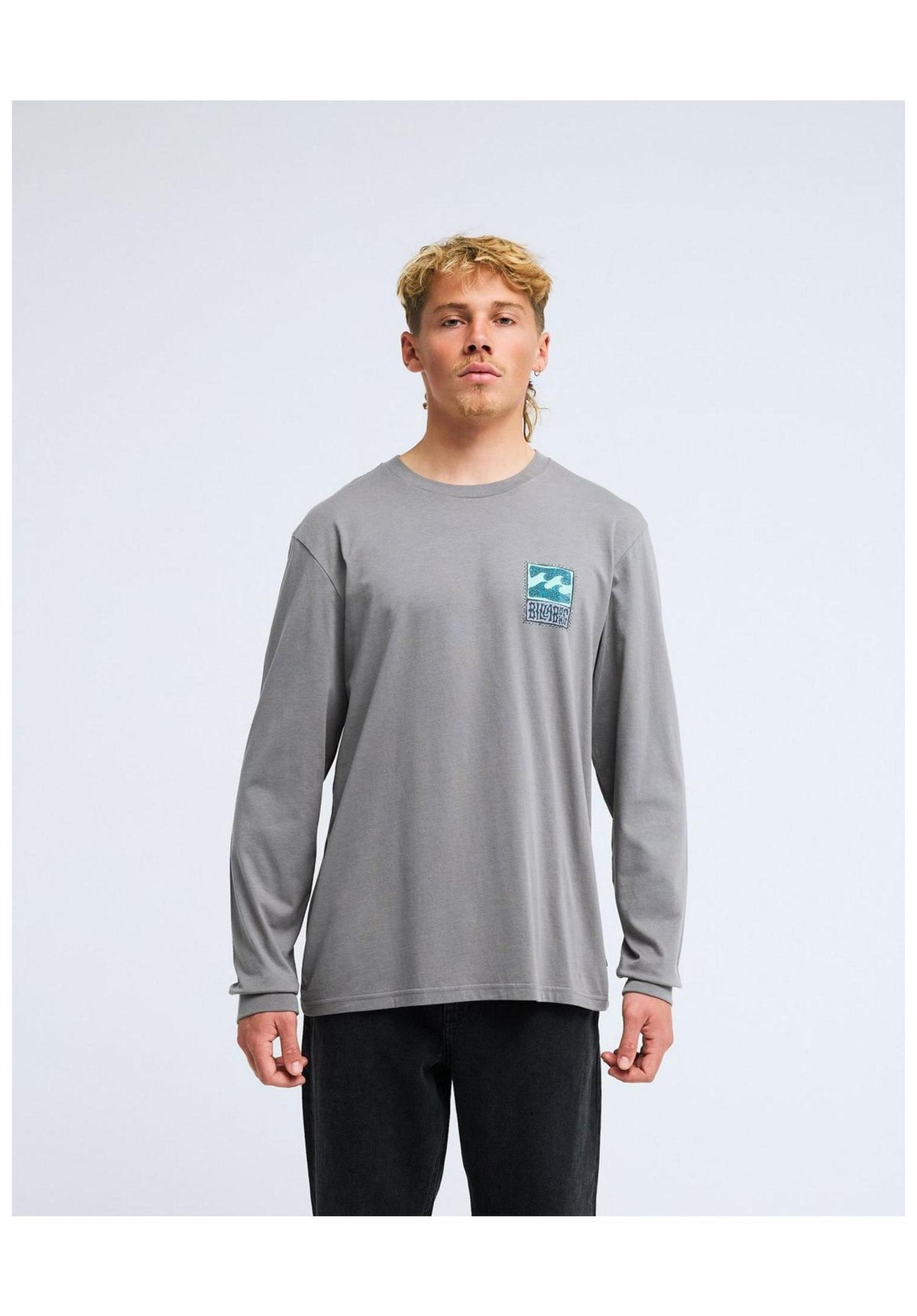 Billabong Stamp Longsleeve pewter – Rückenansicht