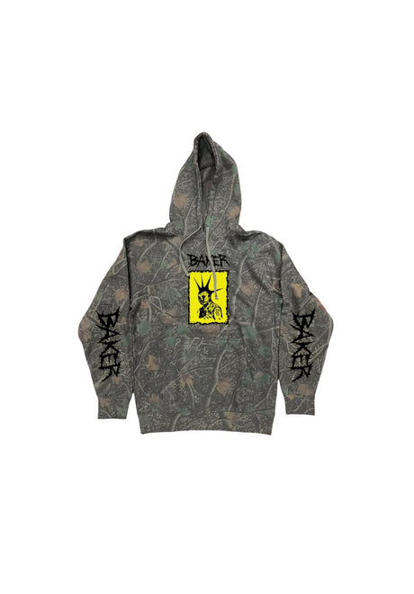 Baker Crud Life Deadwood Hoodie darkwood-treecamo – Vorderansicht