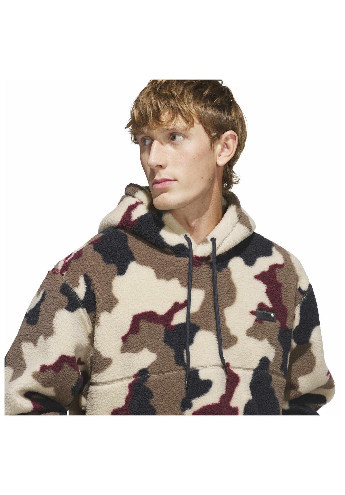 adidas-skateboarding FS+ High Pile Hoodie khaki – Detailansicht 1