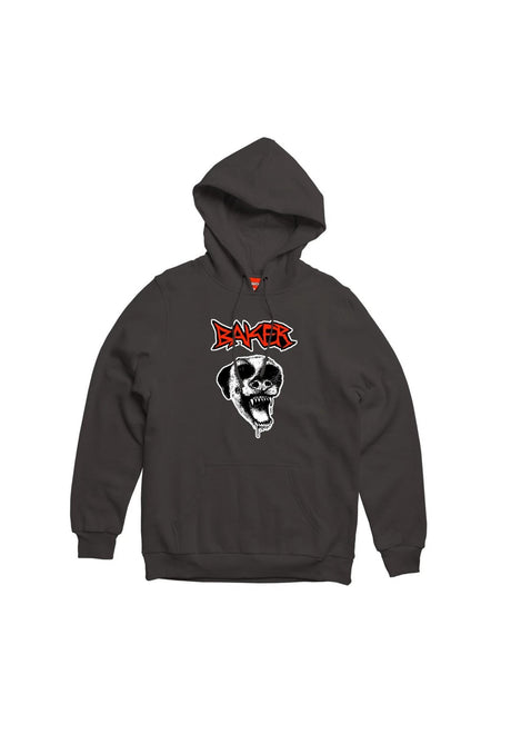 Baker Bark Hoodie charcoal – Vorderansicht