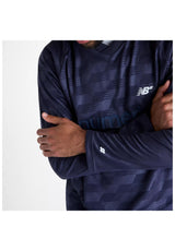 New Balance Numeric Long Sleeve Team Jersey Longsleeve night – Oberansicht