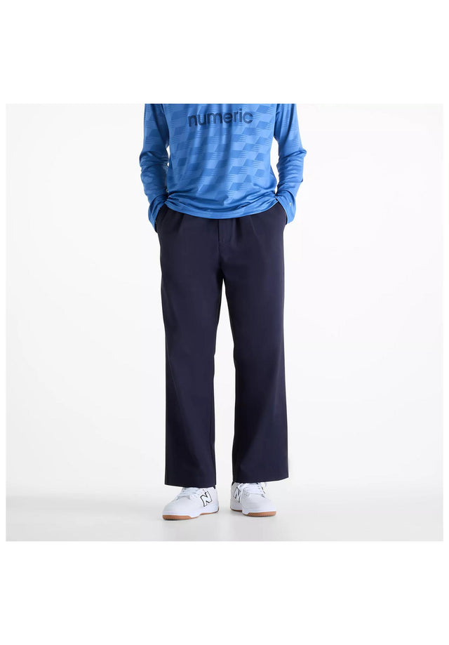 Pleated Pant navy Vorderansicht