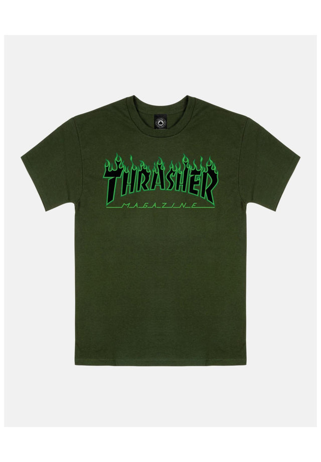 Flame forestgreen-green Vorderansicht