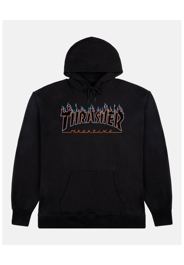 Flame black-blue-orange Vorderansicht