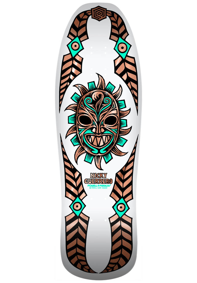 Nicky Guerrero Mask white/copper foil Vorderansicht