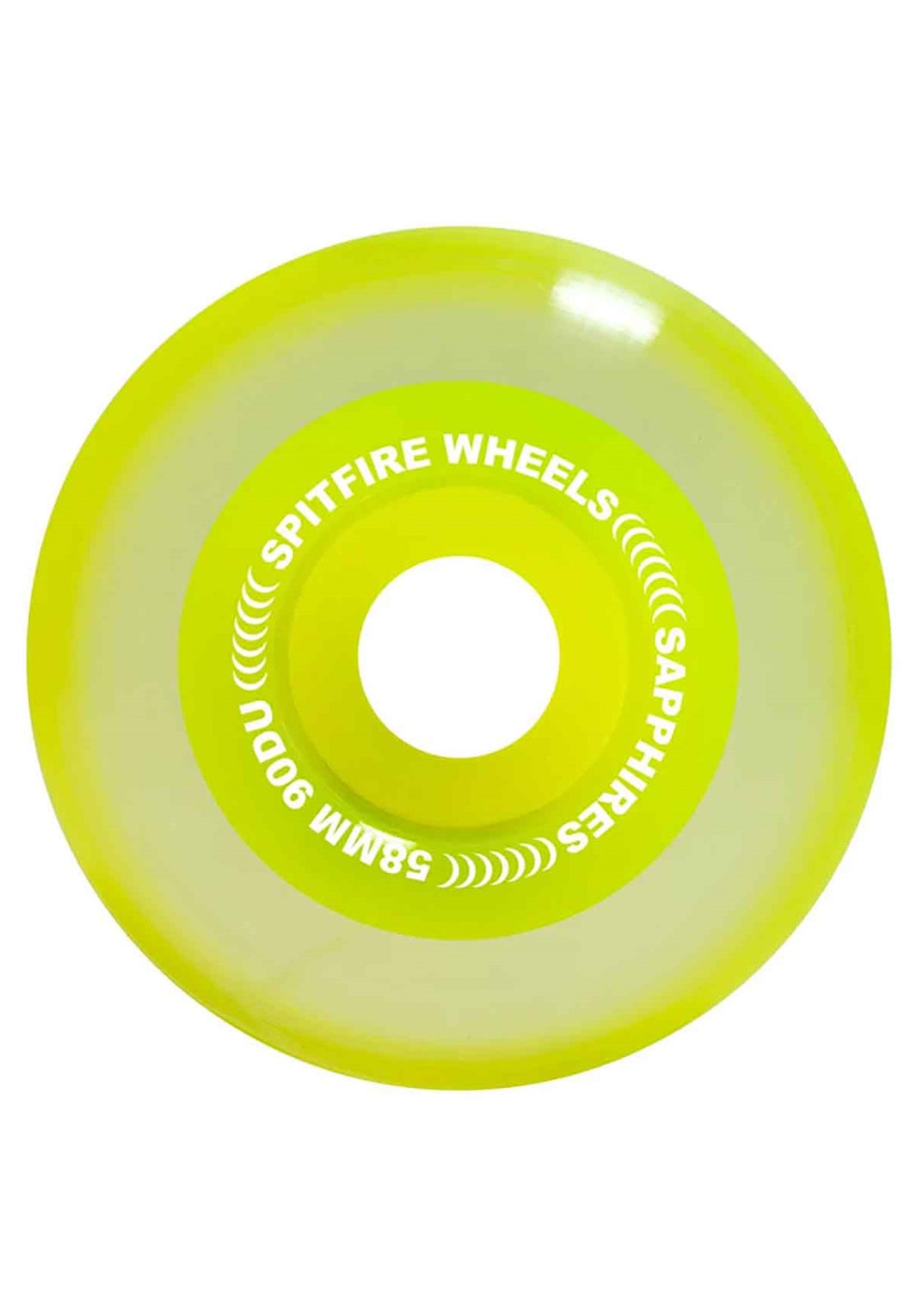 Sapphire Soft Cruiser 90A neon-yellow Rueckenansicht