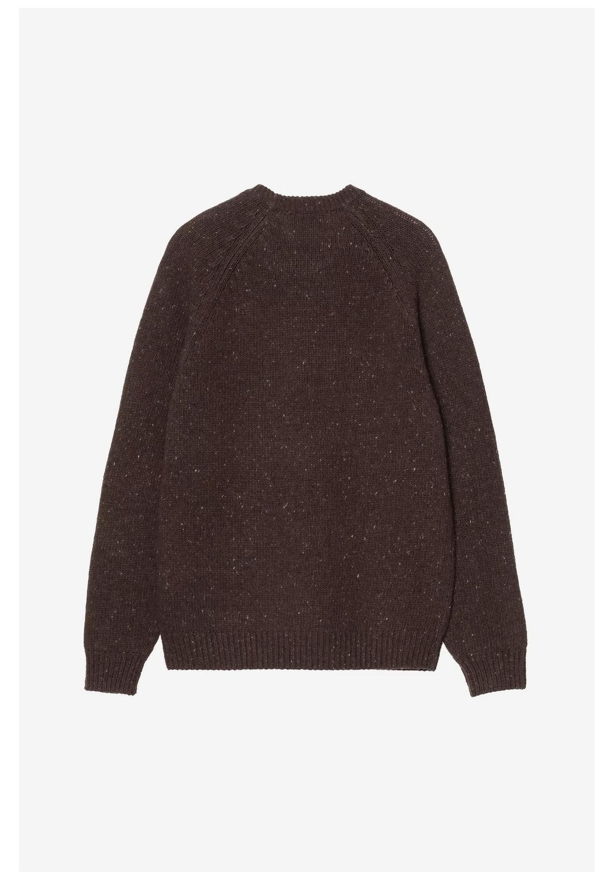 Carhartt WIP Anglistic Sweater Strickpullover speckled-tobacco – Rückenansicht