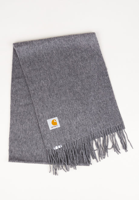 Carhartt WIP Clan Scarf Schal darkgreyheather – Vorderansicht
