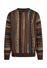 iriedaily Theodore Knit Strickpullover darkcoffee – Vorderansicht