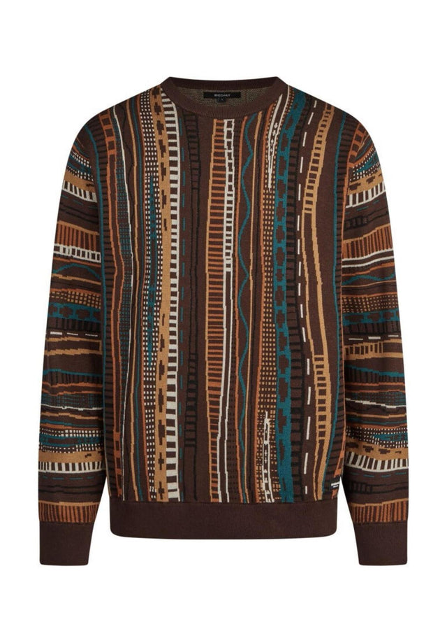 Theodore Knit darkcoffee Vorderansicht