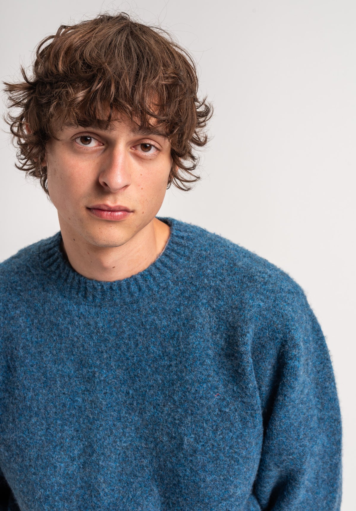 TITUS Lennes Strickpullover navymottled – Detailansicht 1