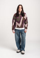 TITUS Marlia Strickpullover darkberry-multi – Detailansicht 2