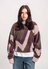 TITUS Marlia Strickpullover darkberry-multi – Ansicht 1