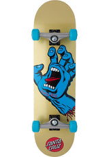 Santa-Cruz Screaming Hand Large Komplettboard brown-blue – Vorderansicht
