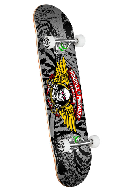 Powell-Peralta Winged Ripper Mini Komplettboard black-silver – Vorderansicht