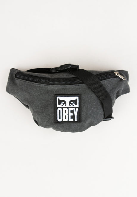 OBEY Wasted II Hip-Bag pigment-black – Vorderansicht