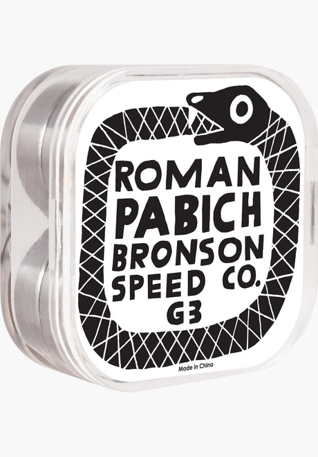 Bronson Speed Co. Roman Pabich Pro G3 Kugellager black-white – Vorderansicht
