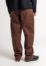 TITUS Regular Chino Chino- / Stoffhose darkbrowndenim-washed – Detailansicht 1