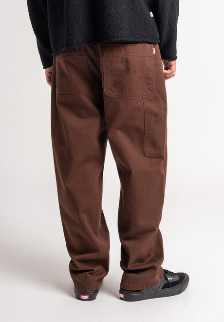 TITUS Regular Chino Chino- / Stoffhose darkbrowndenim-washed – Detailansicht 1