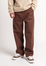 TITUS Regular Chino Chino- / Stoffhose darkbrowndenim-washed – Ansicht 1