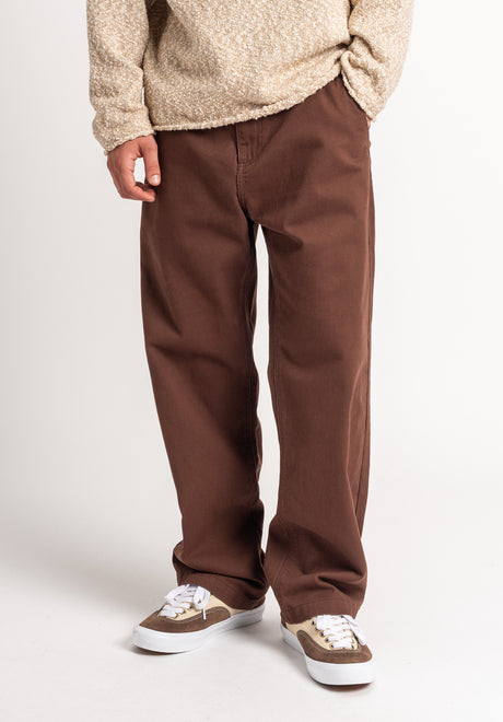 TITUS Regular Chino Chino- / Stoffhose darkbrowndenim-washed – Ansicht 1
