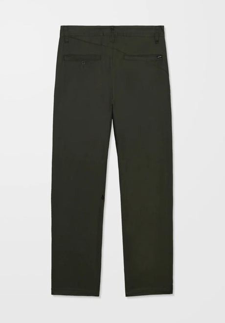 Volcom Frickin Modern Stret Chino- / Stoffhose rinsedblack – Rückenansicht