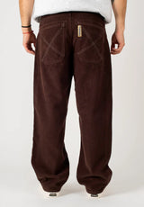 Homeboy X-tra Baggy Cord Chino- / Stoffhose jamesbrown – Rückenansicht