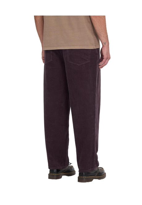 Billow Tapered Cord raisin Rueckenansicht