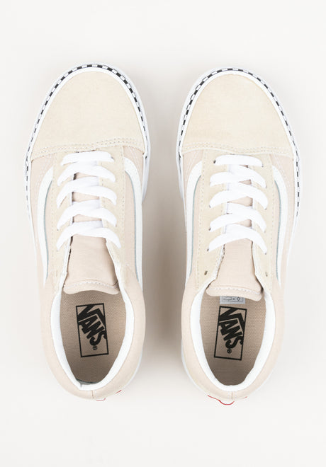 Vans Old Skool Schuh-Kids checkerboard-foxing-frenchoak – Detailansicht 2