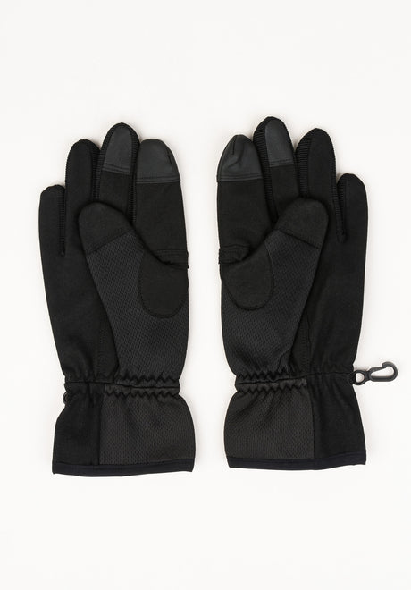 Carhartt WIP Derek Gloves Handschuhe black – Rückenansicht