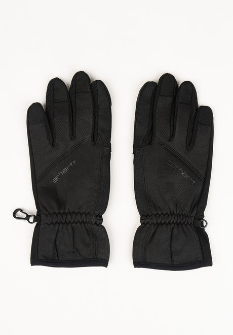 Carhartt WIP Derek Gloves Handschuhe black – Vorderansicht