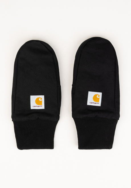 Carhartt WIP Carston Mitten Handschuhe black – Vorderansicht