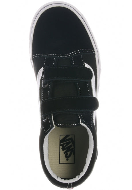 Vans Old Skool V Kids Schuh-Kids black-white – Detailansicht 2