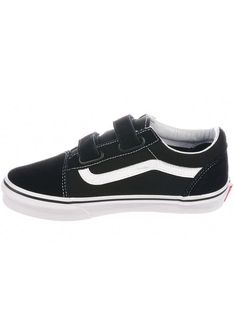 Vans Old Skool V Kids Schuh-Kids black-white – Oberansicht