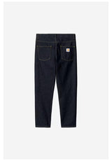 Carhartt WIP Newel Pant (Maitland / cropped) Jeans blueonewash – Rückenansicht