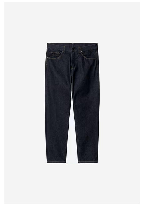 Carhartt WIP Newel Pant (Maitland / cropped) Jeans blueonewash – Vorderansicht