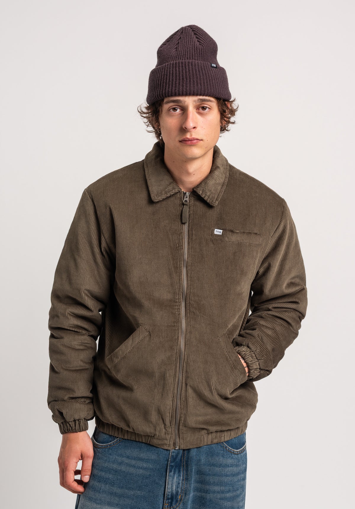 TITUS Sanger Winterjacke darkolive – Rückenansicht